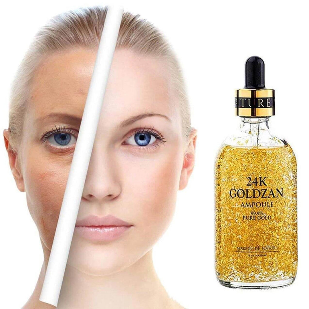 Pure Hyaluronic Acid Serum Anti-wrinkle Gold Nicotinamide Liquid 24K Gold Tense Moisture Jasmine Beauty