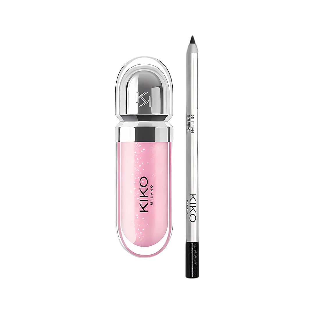 KIKO Shine & Define Duo – Lip Gloss + Eyeliner Offer Rose Cosmetics