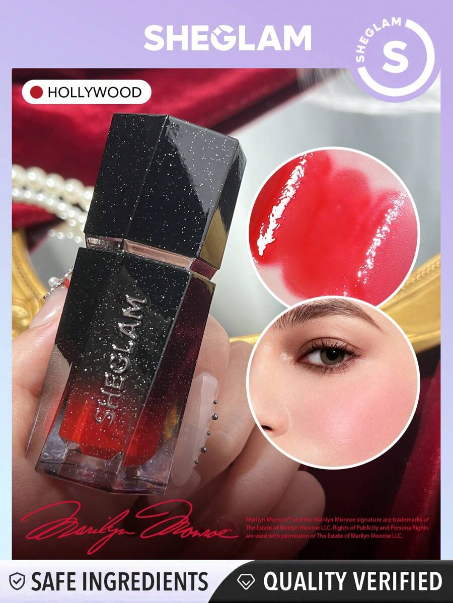 2 Pieces Offer - Sheglam Hollywood Blush Rose Cosmetics