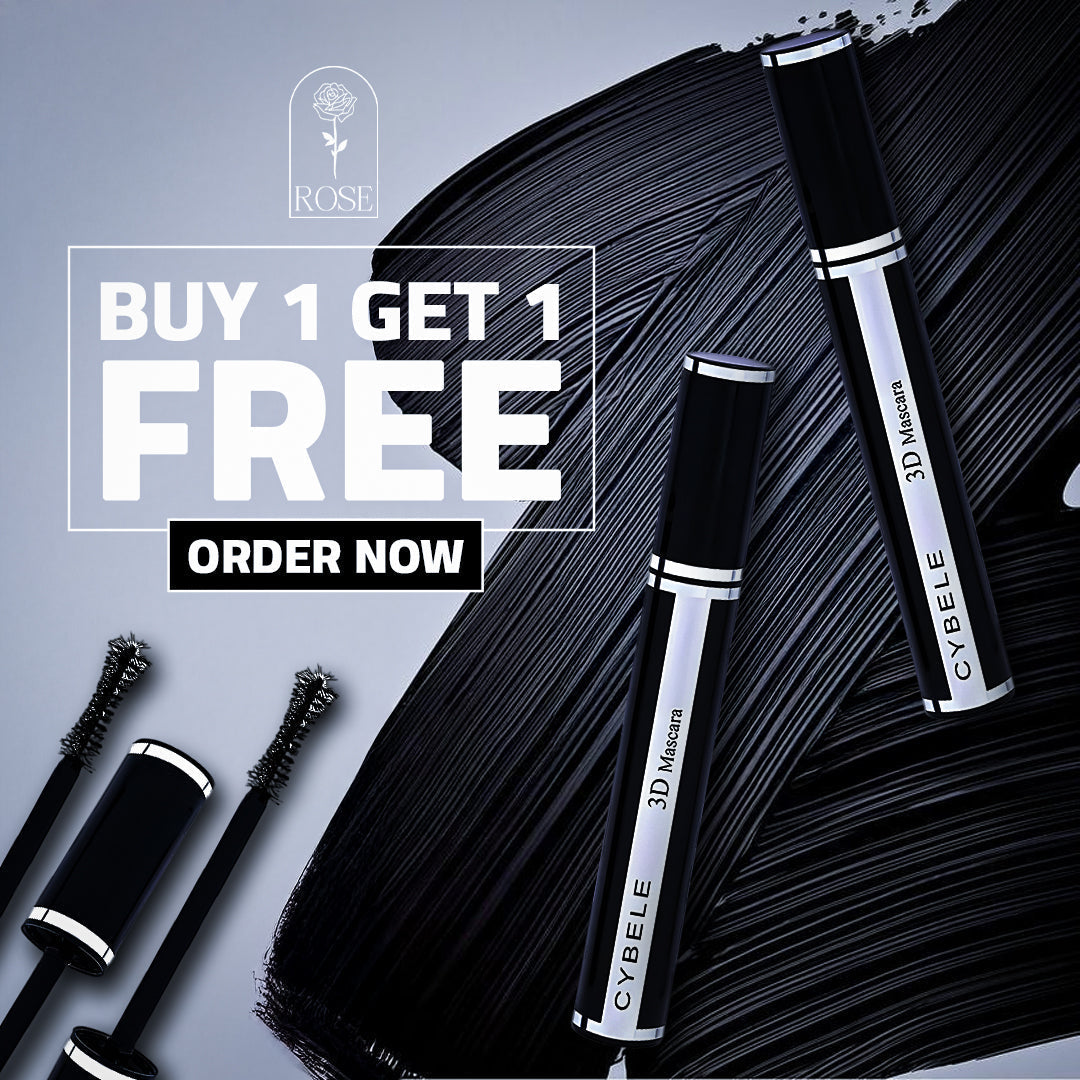 2 Pieces Offer - CYBELE 3D Mascara Rose Cosmetics