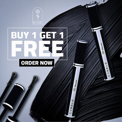 2 Pieces Offer - CYBELE 3D Mascara Rose Cosmetics
