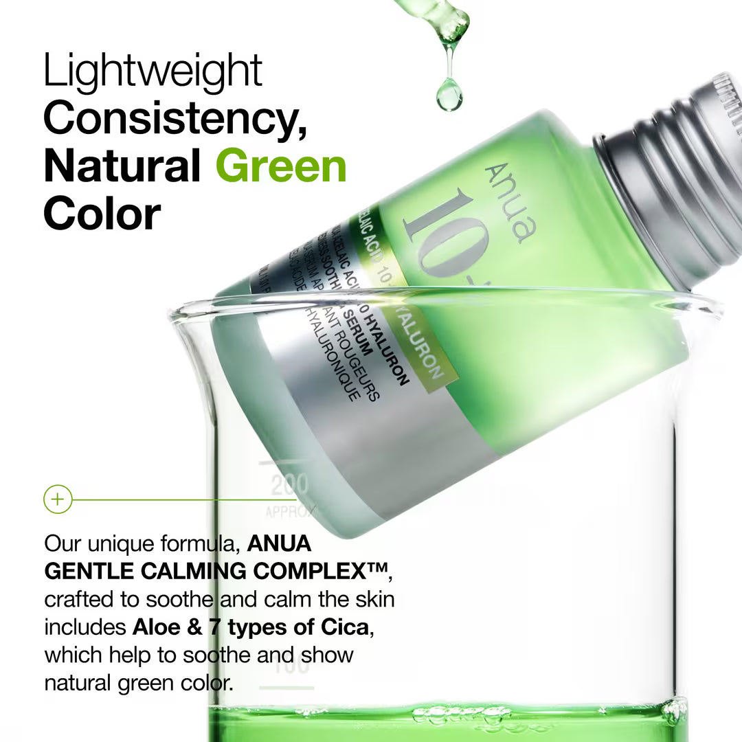 ANUA Azelaic Acid 10+ Hyaluron Redness Soothing Serum Rose Cosmetics