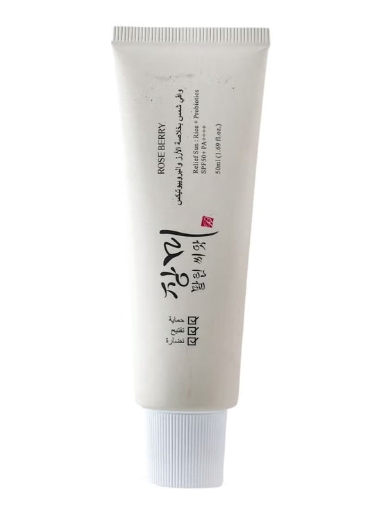 ROSE BERRY Relief Sun : Rice+Probiotics Spf50+ Pa++++ Rose Cosmetics