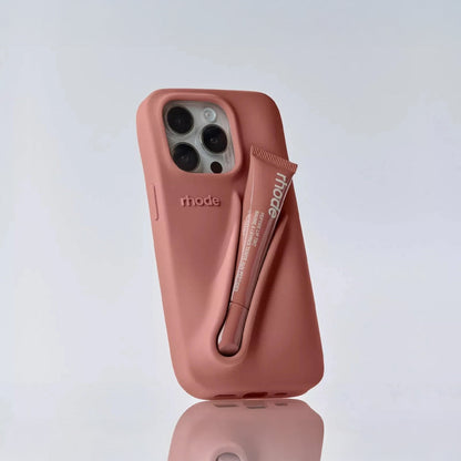 Rhode lip gloss + IPH 13 PRO MAX Case Rose Cosmetics
