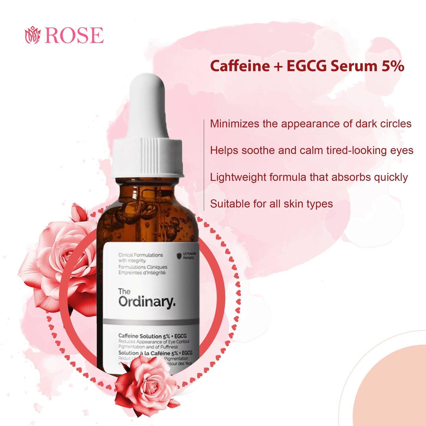 The Ordinary ( Buy 1 Get 1 Free ) Offer Rose Cosmetics