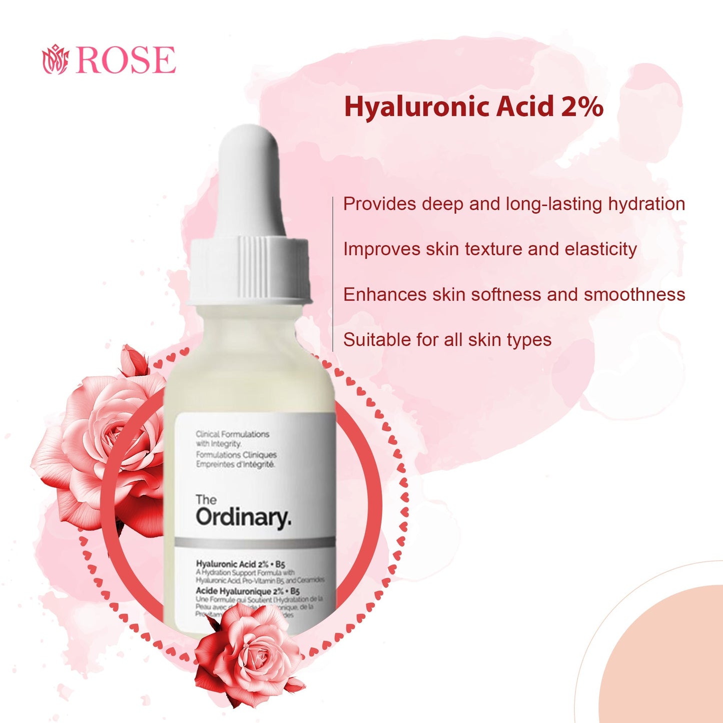 The Ordinary ( Buy 1 Get 1 Free ) Offer Rose Cosmetics