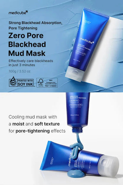 Medicube - Zero Pore Blackhead Mud Mask Rose Cosmetics