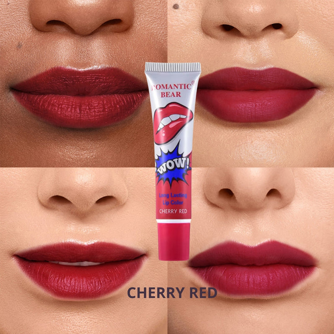 4 Colors Peel Off Liquid Lipstick Tattoo Waterproof Long Lasting Jasmine Beauty