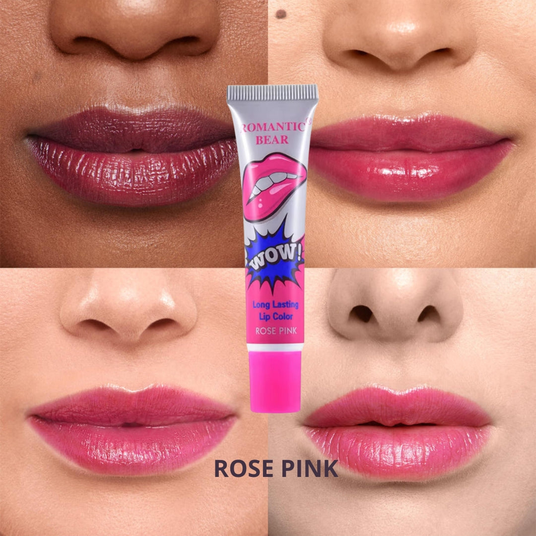 4 Colors Peel Off Liquid Lipstick Tattoo Waterproof Long Lasting Jasmine Beauty